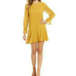 Gianni Bini mustard yellow dress.